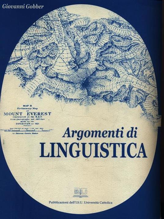 Argomenti di linguistica - Giovanni Gobber - copertina