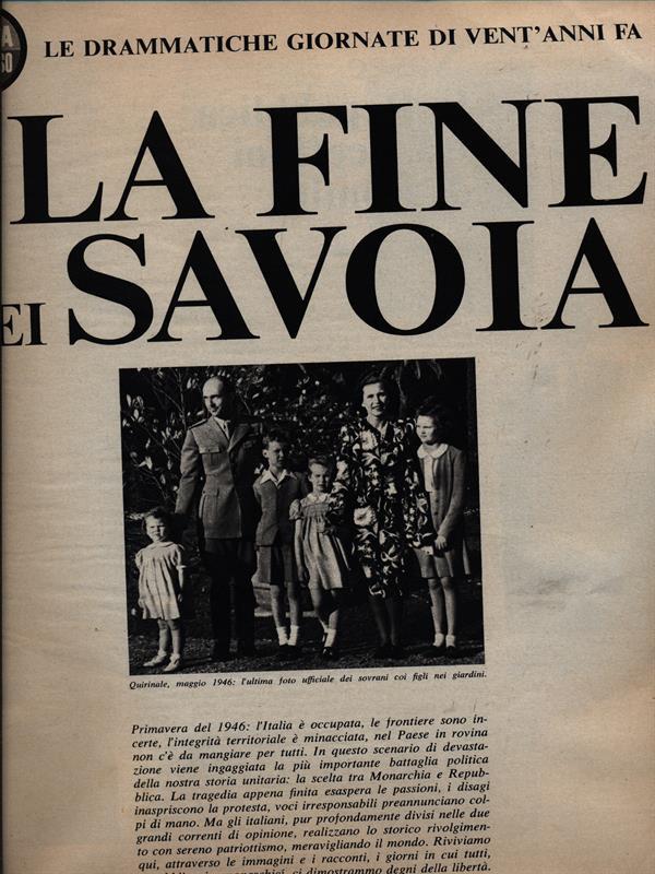 La fine dei Savoia - Il processo di Norimberga