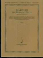 Rivista di studi danteschi Anno I fascicolo 2 Luglio - Dicembre 2001