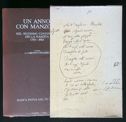Un anno con Manzoni