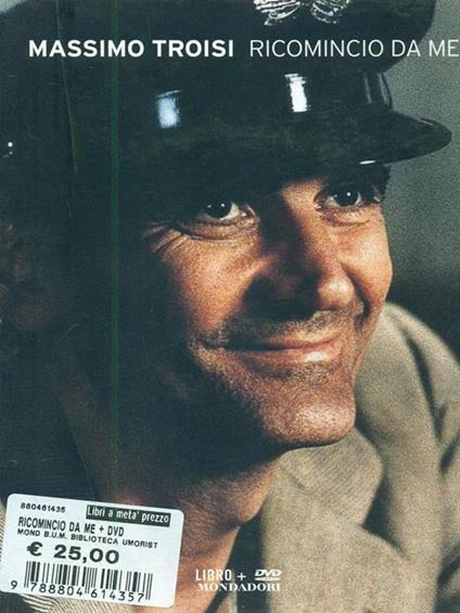 Ricomincio da me. Con DVD - Massimo Troisi - copertina