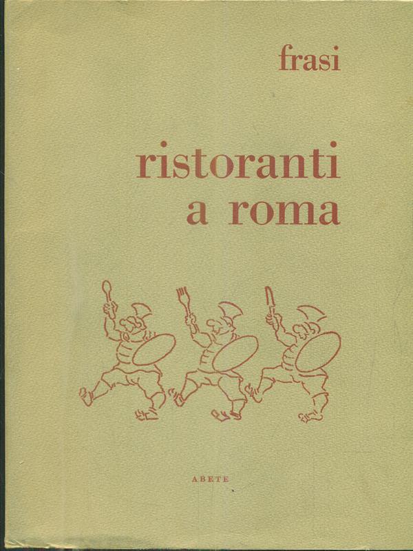 Frasi. Ristoranti a Roma