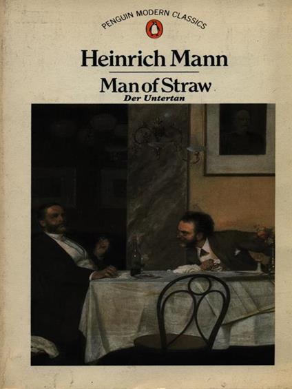 Man of straw - Heinrich Mann - copertina