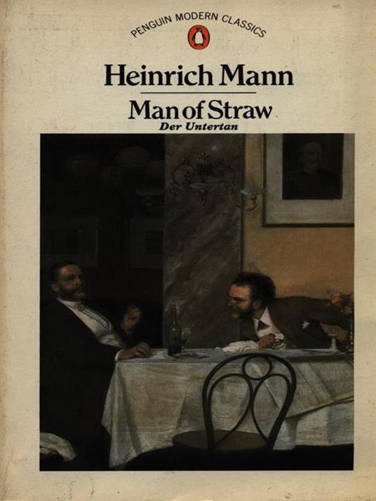 Man of straw - Heinrich Mann - copertina