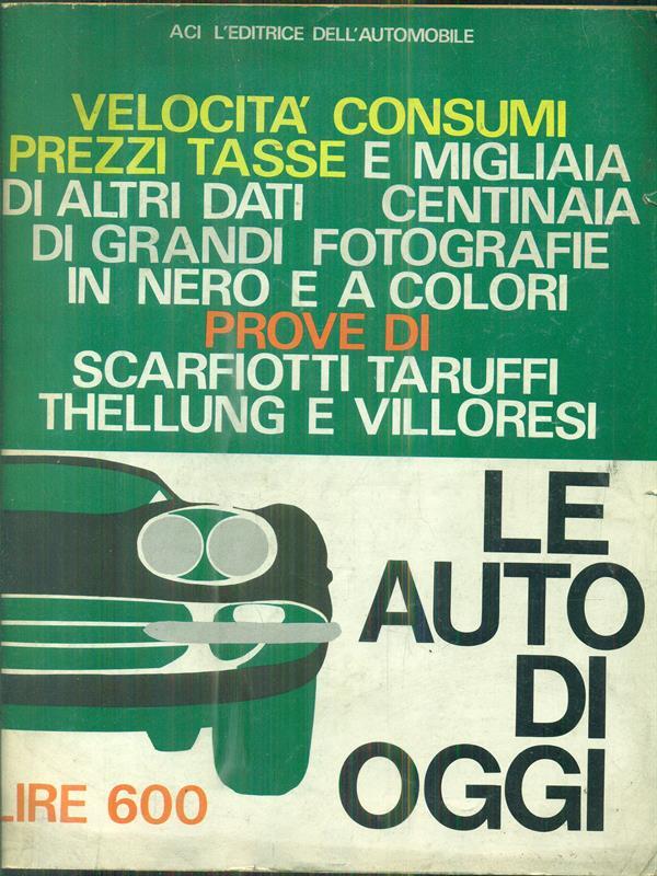 Le auto di oggi 1967