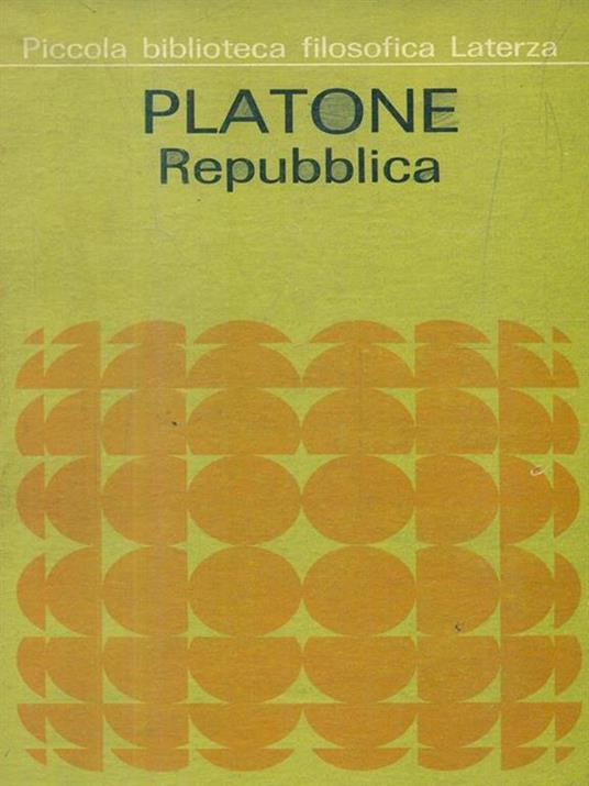 Repubblica - Platone - copertina