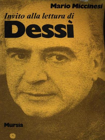 Dessì - Mario Miccinesi - copertina