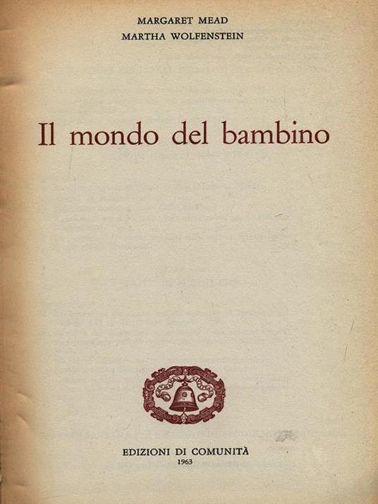 Il mondo del bambino - Shepherd Mead - copertina