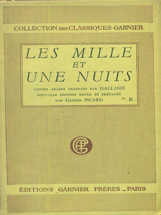 Les mille et une nuits II - Gilbert Picard - copertina