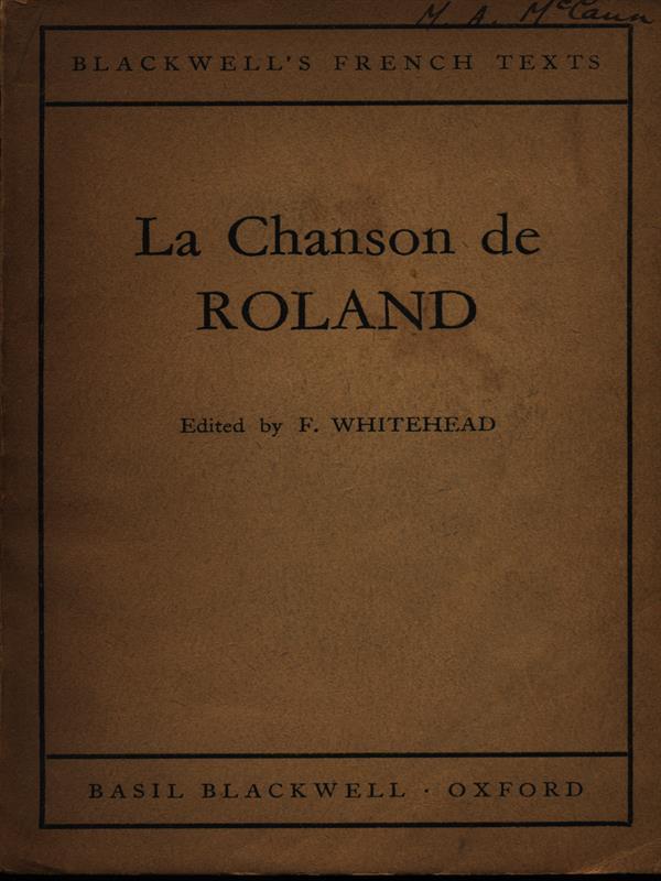 La chanson de Roland