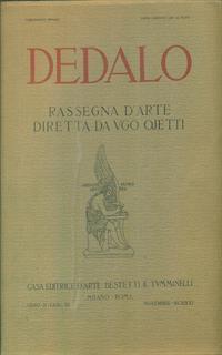 Dedalo anno II fasc VI Novembre MCMXXI - 2
