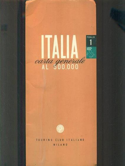 Italia carta generale foglio 1 - copertina