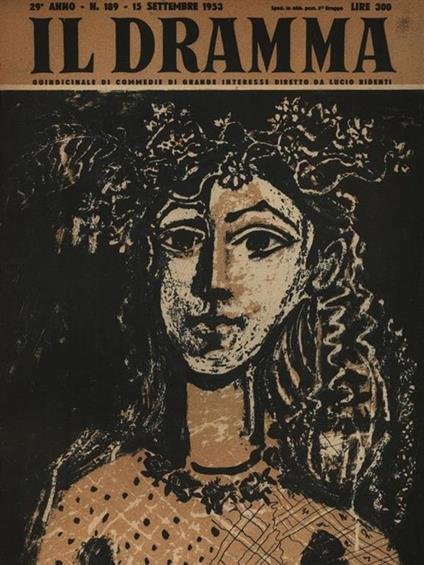 Il Dramma N. 189 / 15 Settembre 1953 - copertina