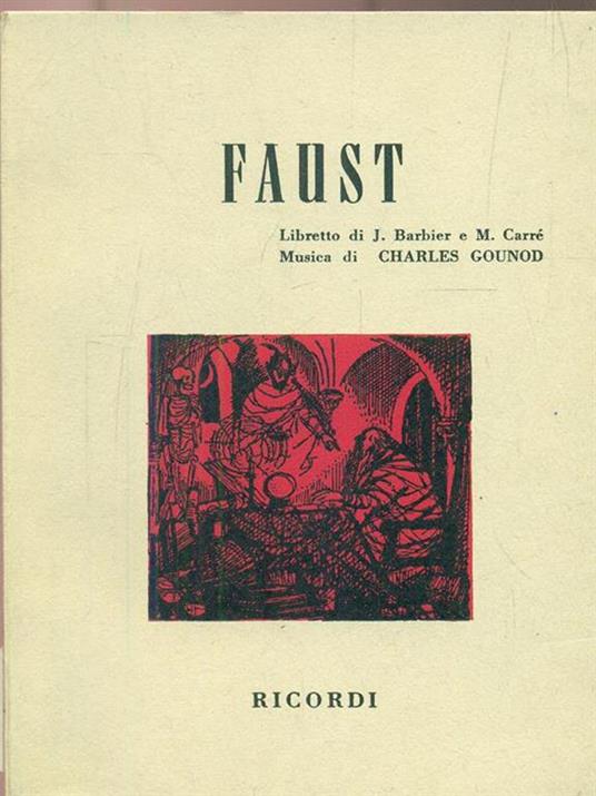 Faust - Charles Gounod - copertina