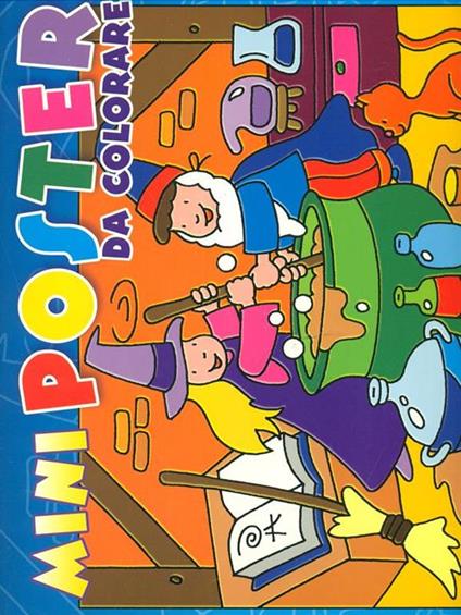 Mini poster da colorare. Viola - copertina