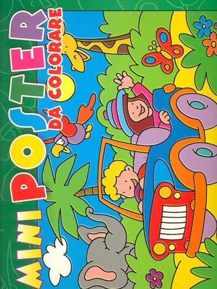 Mini poster da colorare. Viola - copertina