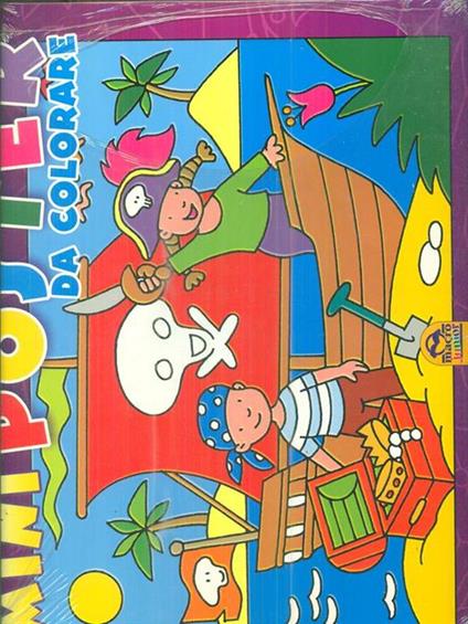 Mini Poster da Colorare. viola - copertina