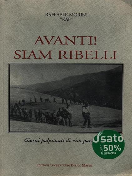 Avanti! Siam ribelli - Raffaele Morini - copertina