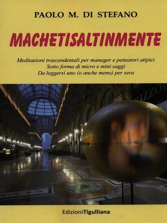 Machetisaltinmente - Paolo M. Di Stefano - copertina