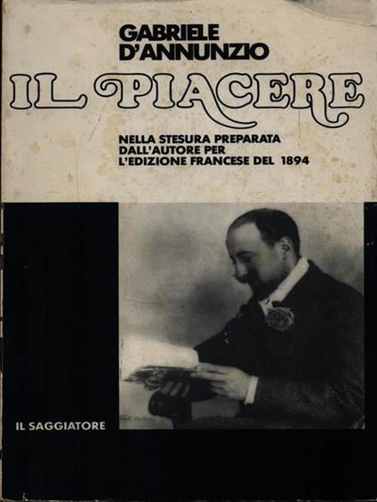 Il piacere - Gabriele D'Annunzio - copertina