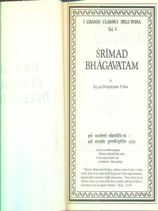 I grandi classici dell'india vol IV - copertina