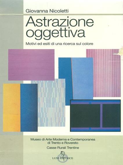 Astrazione oggettiva - Giovanna Nicoletti - copertina