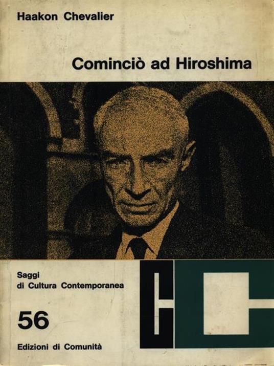 Cominciò ad Hiroshima - Haakon Chevalier - copertina