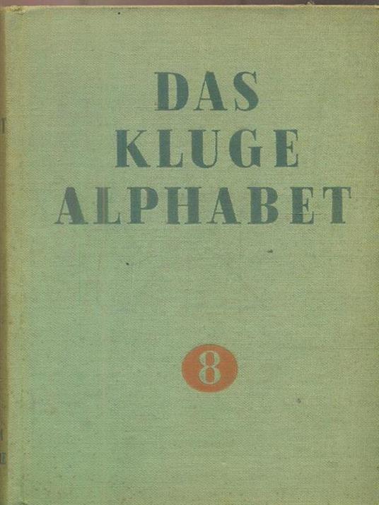 Das Kluge Alphabet 8 - copertina