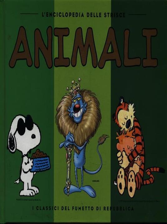 L' Enciclopedia delle Strisce 4. Animali - copertina