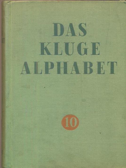 Das Kluge Alphabet 10 - copertina