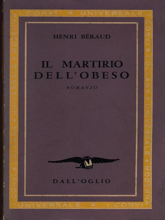 Il marito dell'obeso - Henri Béraud - copertina