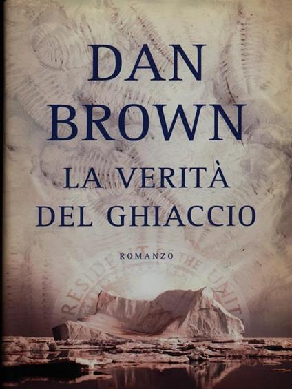 La verità del ghiaccio - Dan Brown - copertina