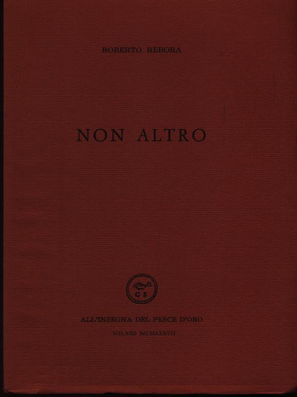 Non altro