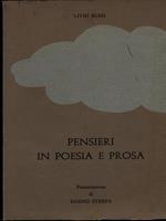 Pensieri in poesia e prosa