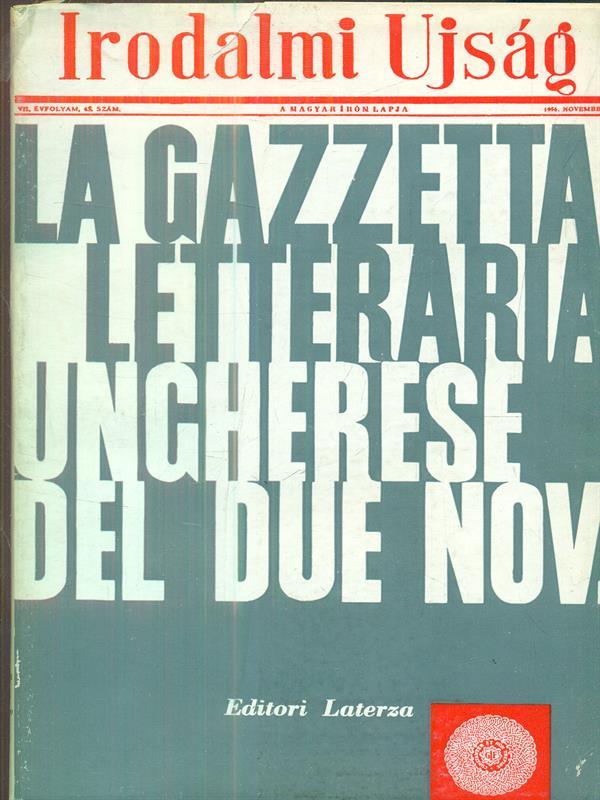 La gazzetta letteraria ungherese del due novembre