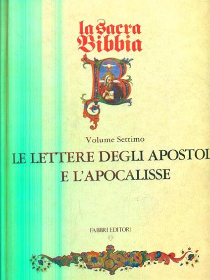 La Sacra Bibbia - 7 vv - copertina