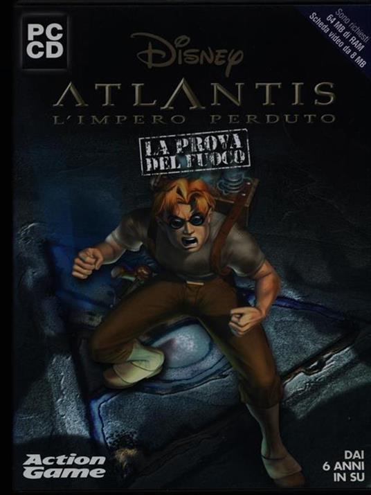 Atlantis l'impero perduto: la prova di fuoco PC CD - copertina