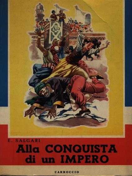 Alla conquista di un impero - Emilio Salgari - copertina