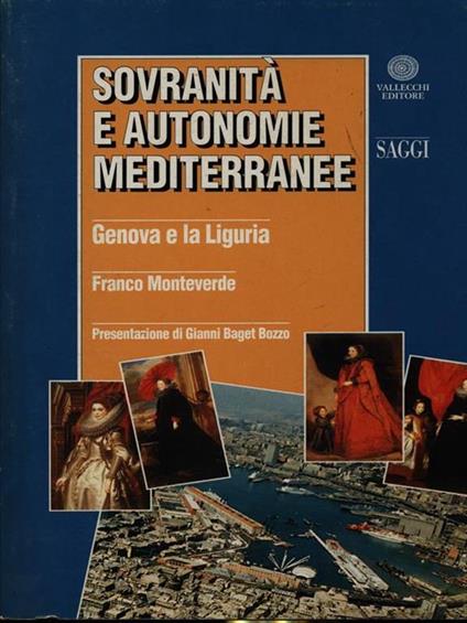 Sovranità e autonomie mediterranee - Franco Monteverde - copertina