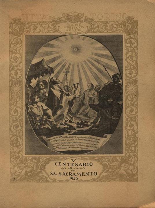 Nel V centenario del miracolo del SS. Sacramento - copertina