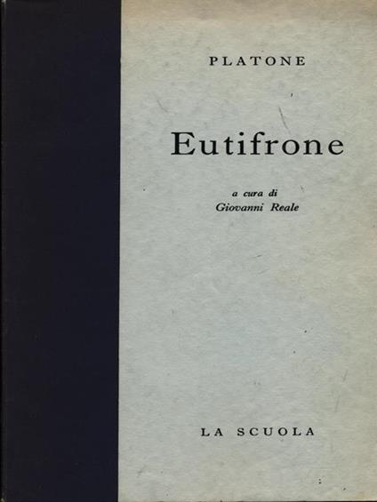 Eutifrone - Platone - copertina