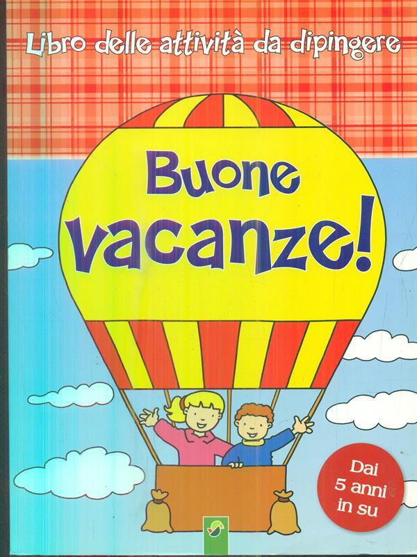 Libro delle attività da dipingere - Buone Vacanze!