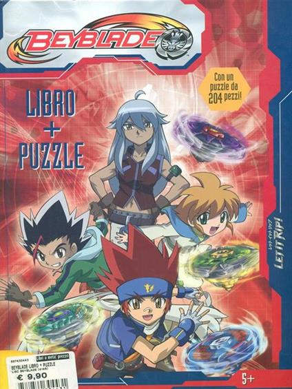 Beyblade Libro + puzzle - copertina