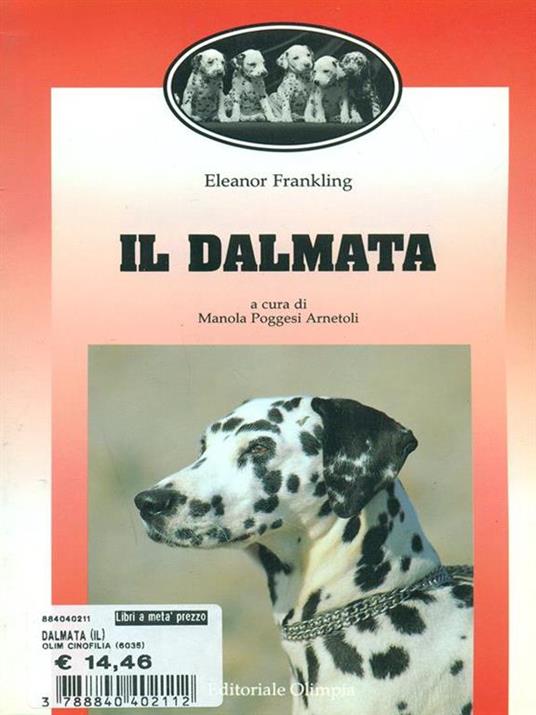 Il dalmata - Eleanor Franckling - copertina
