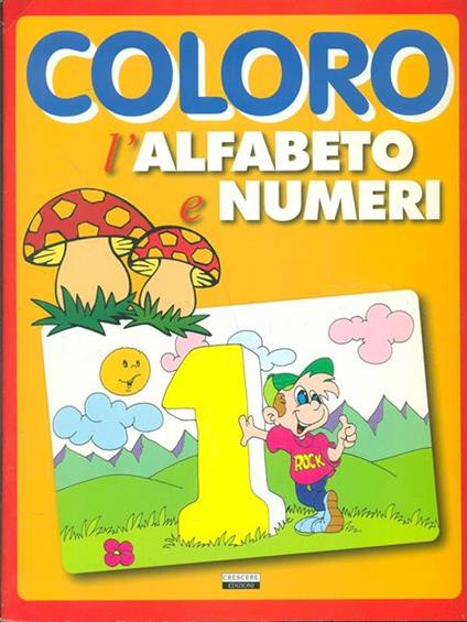Coloro l'alfabeto e numeri - copertina