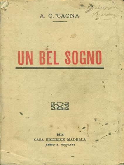 Un bel sogno - copertina
