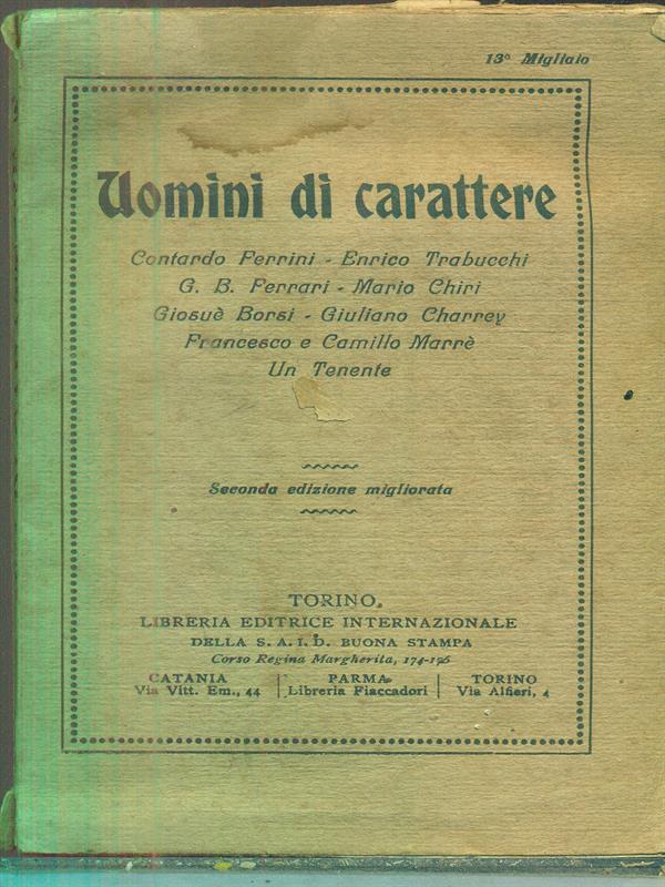 Uomini di carattere