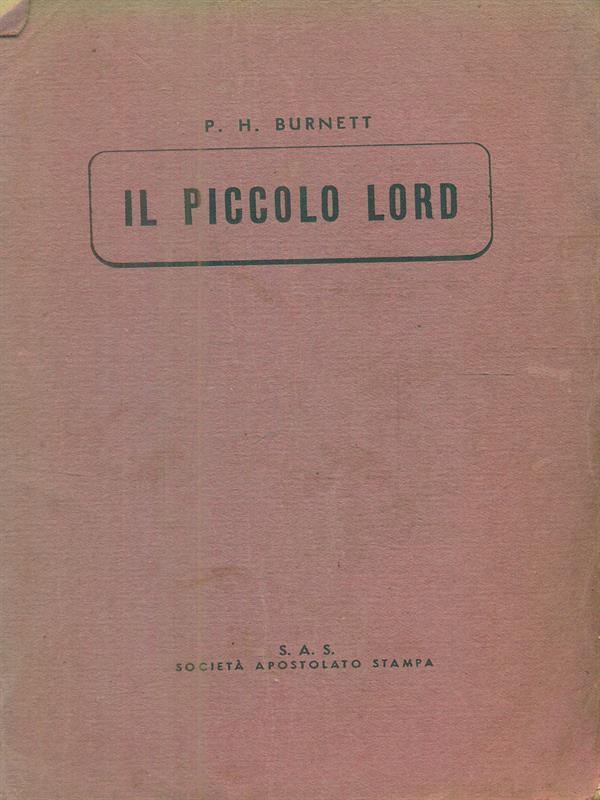 Il piccolo Lord