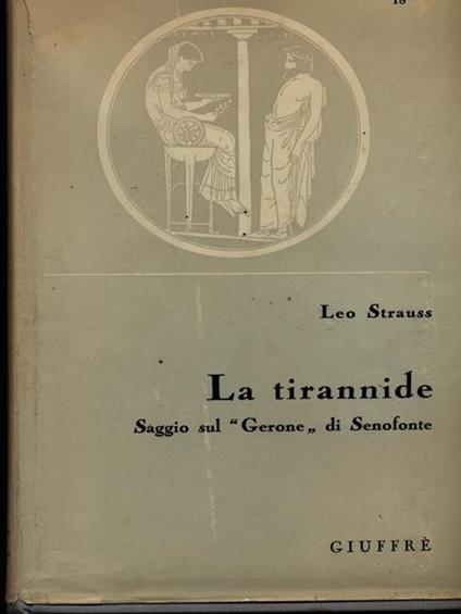 La tirannide di: Leo Strauss - copertina