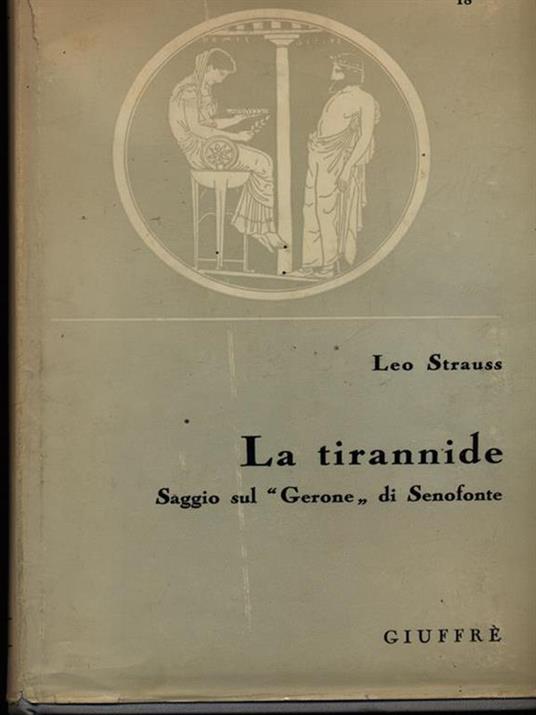 La tirannide di: Leo Strauss - copertina